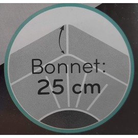 PHARMA Waterproof and Anti-Dust Mite Mattress Protector for 2 People 140 x 200 cm with 25 cm Mattress Cap, white, 140 x 200 cm