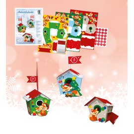 Ursus 17820001 Advent Calendar Owl Craft Set for 24 Gift Boxes, Fox