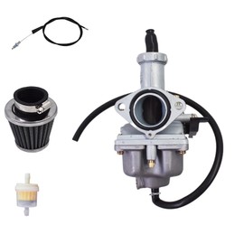 Carburetor with Throttle Cable Air Filter Replacement for Honda CRF100F XR100 XL100S XR200X R200R Carb