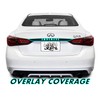 SlickMod Chrome Delete Blackout Vinyl Overlay for 2018-2022 Infiniti Q50