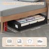kleenhive Under Bed Storage with Wheels 2-Pack，Under Bed Storage Containers