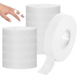 12 Rolls 9Mx1.25CM Zinc Oxide Tape,Athletic Sports Tape,Finger Bandage,Breathable,Easy Tear,Flexible,for Finger Ankle Support,Protection