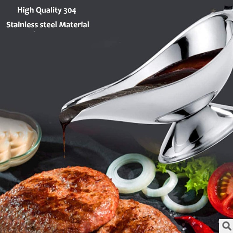 Jasni Liu Stainless Steel 3 OZ Gravy Boat Juice Bucket