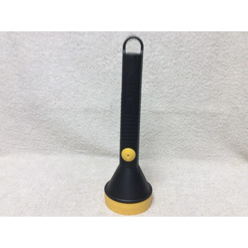 RadioShack Vintage Radio Shack Plastic Flashlight - Yellow And Black