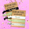 Pop Fizz Designs Bachelorette - Pajarita, Negro y Dorado, 11