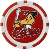 LEZAX Hiroshima Toyo Carp Golf Casino Marker Red HCAC-5722