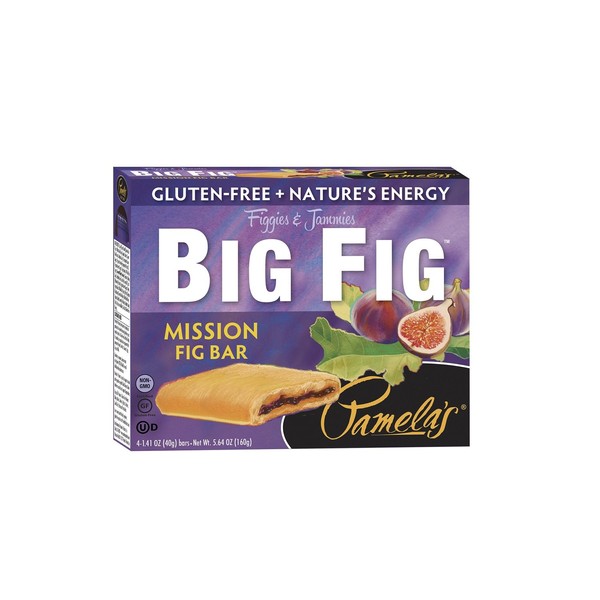 Pamela's Products Gluten Free Organic Giant Sized Big Fig Cookies, Mission Fig, 8 Count