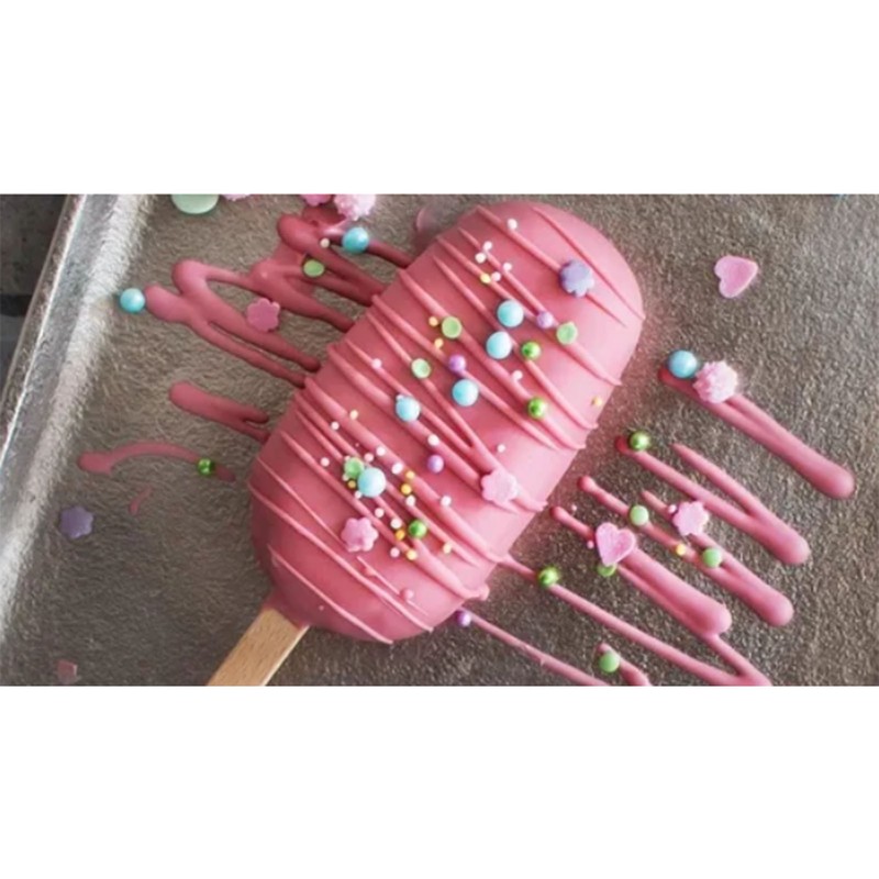 Ice Cream Mold Reusable Smooth Surface Soft Silicone Safe Easy