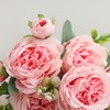 3 Bunches 5 Heads Artificial Persian Roses Wedding Hand Tied