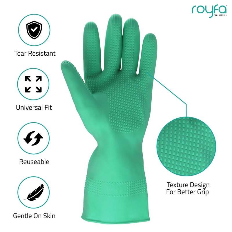 Donning Gloves for Compression Stockings - Gloves Universal Fit with