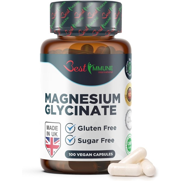 Magnesium Glycinate 500mg Supplement - High Strength Magnesium for Maximum