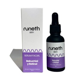 Suero Facial para Cuidado de la Piel (30 ML, Nuneth - Serum Facial Bakuchiol y Retinol, Renueva, Rejuvenece y Restaura)