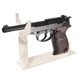NYSh Model Gun Stand Display Handgun Size Adjustment Transparent Display (2 Pieces)