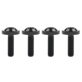 Wanyifa Titanium Bolt M6 10 15 20Mm Torx T30 Screws for Bicycle Motorcycle Car Pack of 4 (M6X20Mm, Black) M6X20Mm Blue