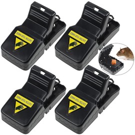 Uwenkjie Rat Traps - 4 x Large Heavy Duty Rat Traps That Kill Instantly - Reusable Mouse Trap,Reusable Rat,Mouse Rodent solution Uwenkjie.