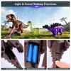 3-Pack Electronic Walking Dinosaur Toys for Toddlers 2-4, Moving Dinosaurs