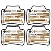 4 Sets Carburetor Rebuild Fix Kit Carb Overhaul Seals Fit