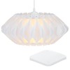 kwmobile Puzzle Lampshade - 10" Diameter DIY Ceiling Light Lamp
