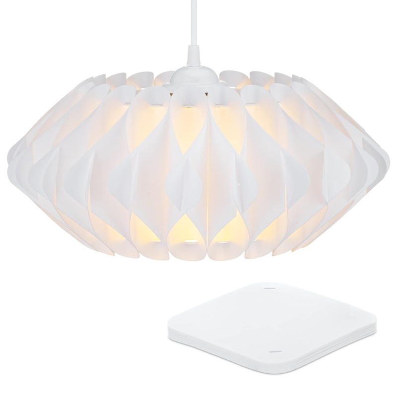 kwmobile Puzzle Lampshade - 10" Diameter DIY Ceiling Light Lamp