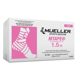 Mueller M-Tape, Sporttape, 3.8cm x 9.1m, pink, 1 Rolle