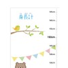 Asuniko Height Tracker, Animal Measurement, For Children, Growth Record, Decoration,