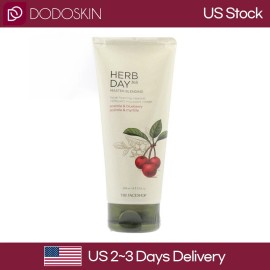 The Face Shop US SELLER THE FACE SHOP Herb Day 365 Cleanser 170ml Acerola Blueberry