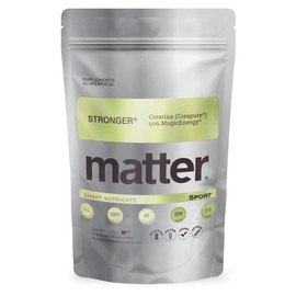 Matter Stronger Creatina Monohidratada Creapure, MagicEnergy, Magnesio Albion, Vitamina C y Complejo B, Apoyo al Rendimiento Físico, Pre Entreno y... 
