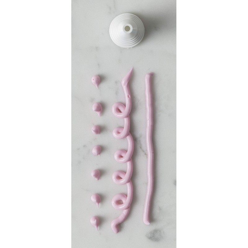 Hutzler Disposable Decorating Bags and 3 Decorating Nozzles Set