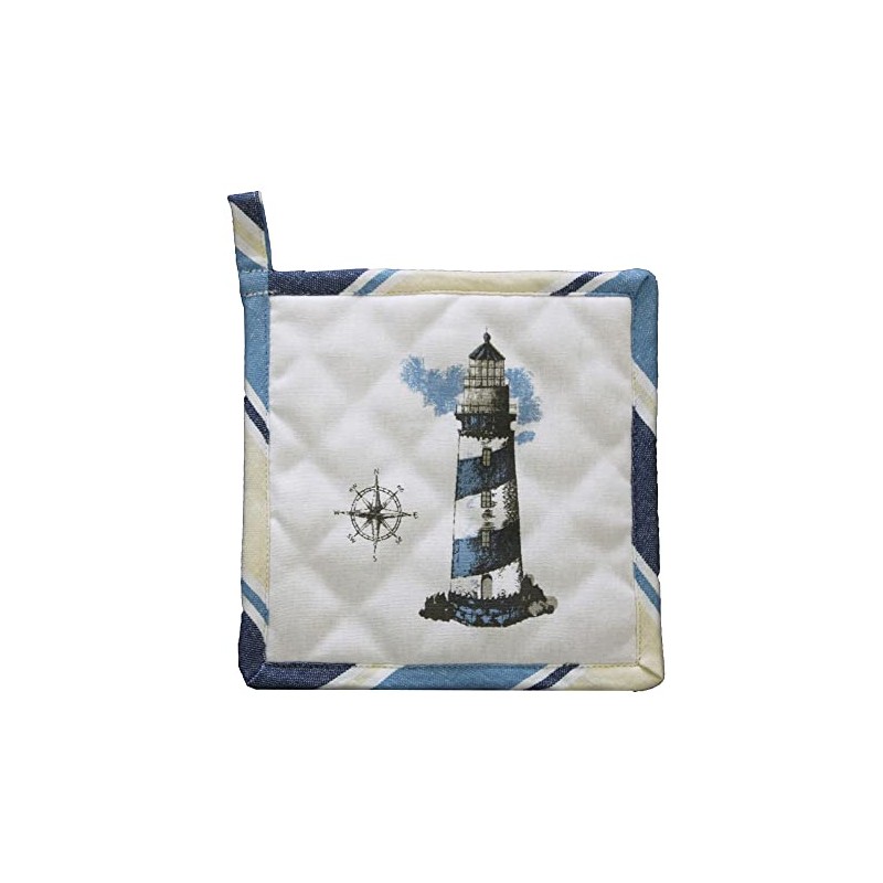 Sea-Club Pot Holder Lighthouse Kitchen Cotton Maritime Decoration