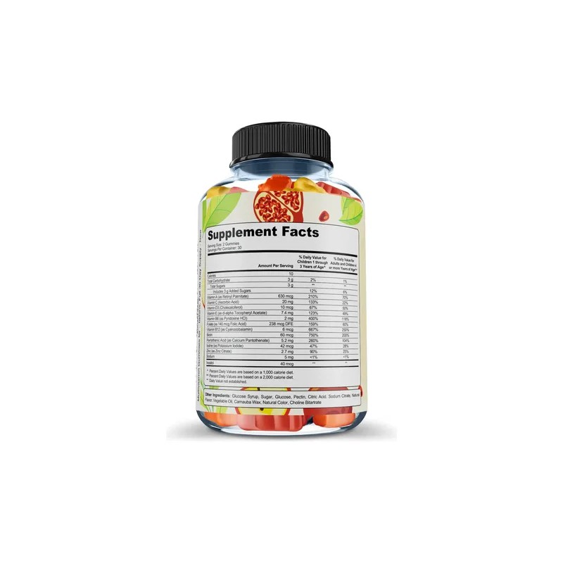 Gomitas Multivitamínicas Premium Para Niños 60 Gomitas