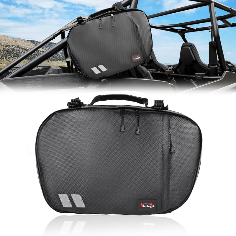 StarknightMT UTV Belt Bag SXS Universal Water Resistant Roll Bar