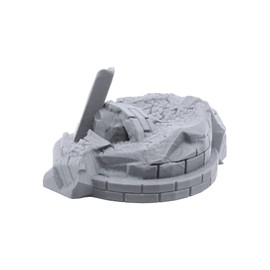 Destroyed Watch Tower, Terrain Scenery for Tabletop 28mm Miniatures Wargame, 3D Printed and Paintable, EnderToys