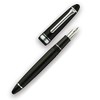 Sailor Fountain Pen, Pro-Fit Casual, Silver Trim, Black, Medium Point,