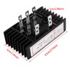Fafeicy SQL100A Three Phase Diode Bridge Rectifier, 1600V Black Three
