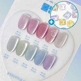 Yogurt gel water drop magnetic gel 10-piece set / 요거트젤 물방울 자석젤 10종세트