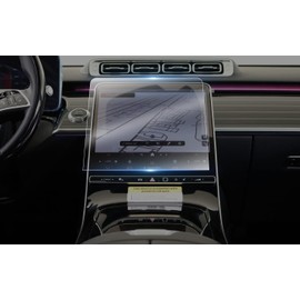 Wonderfulhz Screen Protector Compatible with 2022 2023 S Class Sedan,S500 S580 S680 Mbux Touch Screen,Anti Glare Scratch,Shock-Resistant,Premium Tempered Glass