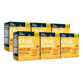 Tea India Chai Moments, Ginger, 10 Count (Pack of 6)
