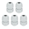 sourcing map 5Pcs G 1/4" Nylon Cable Glands, Waterproof Cord
