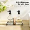 Shinowa Kitchen Soap Dispenser Set, Hand and Dish Soap Dispenser