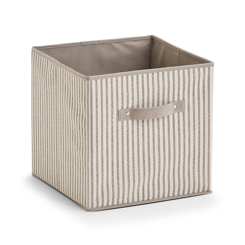 Zeller Aufbewahrungsbox, Vlies, Beige, 31 x 31 x 31 cm