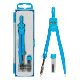 Idena 22070 School Compass with Refills, Light Blue, Pack of 1