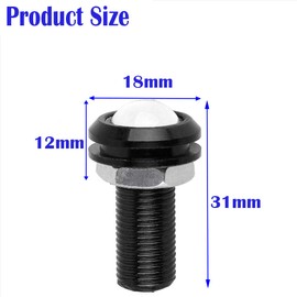 CTRICALVER High Power 18mm 9W Eagle Eye LED Light, Car Motorcycle DRL Daytime Running Light Fog Lamp Reverse Light Marker Light 12V Waterproof (Green, 6PCS)