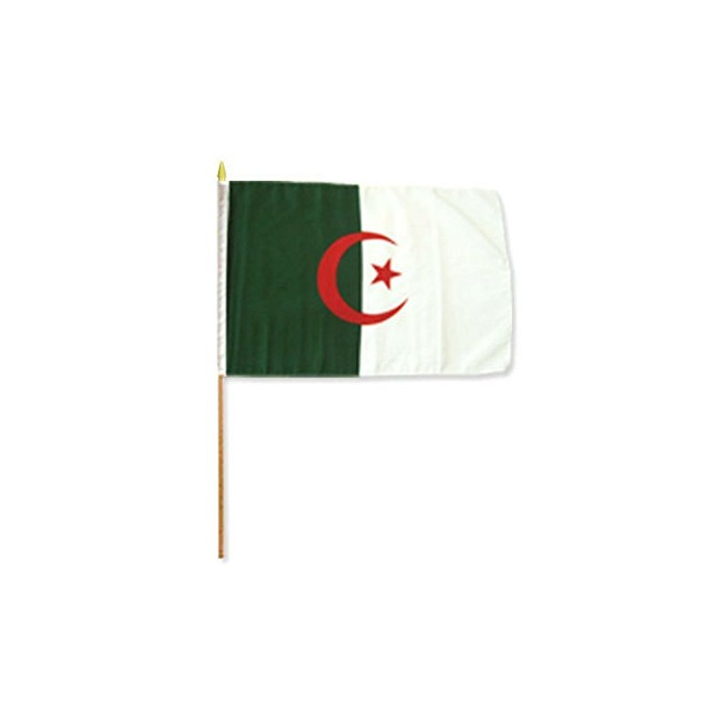 RFCO Algeria 12"x18" Stick Flag (3)