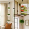 2 Sets Heavy Duty Swag Ceiling Hooks with Hardware for