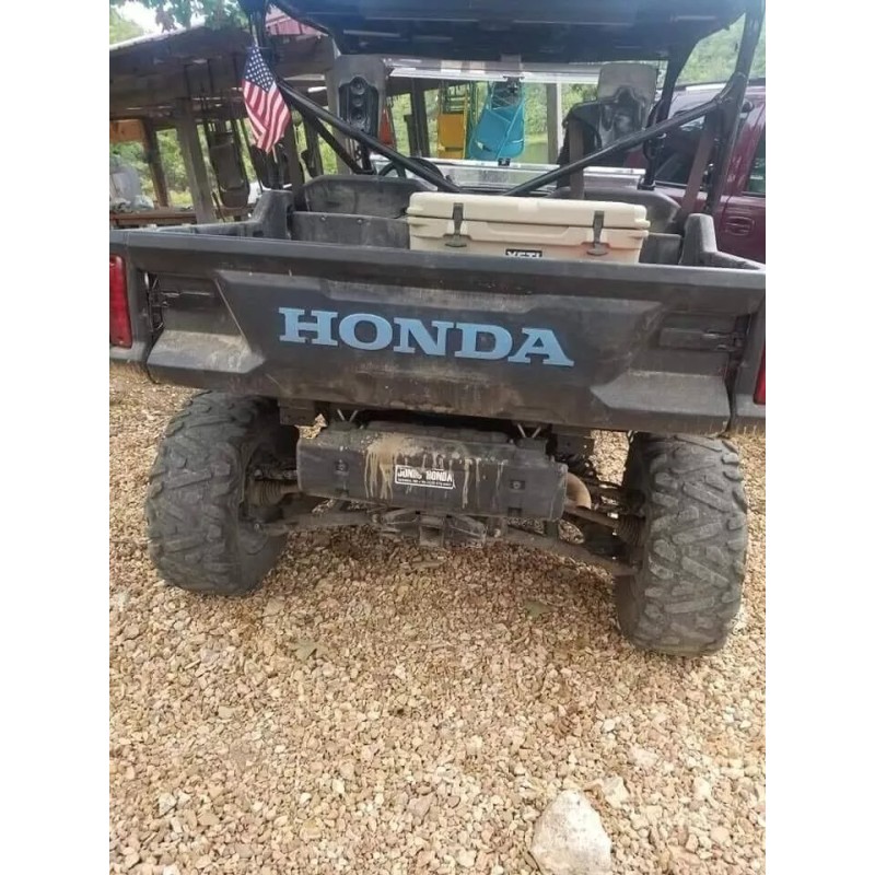TVC HONDA PIONEER 1000-3 1000-6 TAILGATE GRAPHICS SHALE BLUE GLOSS