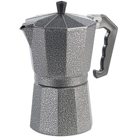 Cucina di Modena Espresso Maker Jug: Hammered Espresso Maker for 9 Cups, 400 ml (Espresso Maker, Mocha Jug, Kettle)