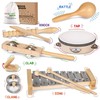 LOOIKOOS Toddler Musical Instruments, Eco Friendly Musical Set for Kids