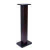 n/a 2x Walnut Wood Speaker Stands Home Theatre Bookshelf Surround