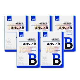 Goryeo Eundan Korea Eundan Megadose B Vitamin B Complex 850mg x 60 tablets 5 boxes I / 고려은단 메가도스B 비타민B군 850mg x 60정 5통 I