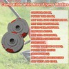 2Pcs Strimmer Spool Line Strimmer Spool for Flymo Strimmer Wire